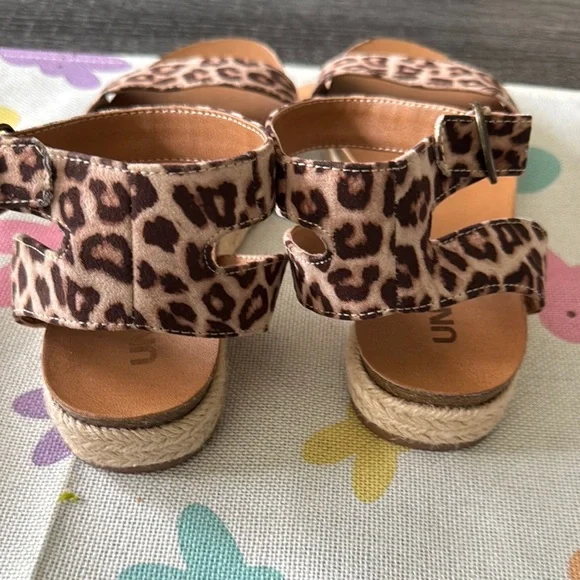 Leopard Print Women's Sandals - Picture 2 of 3